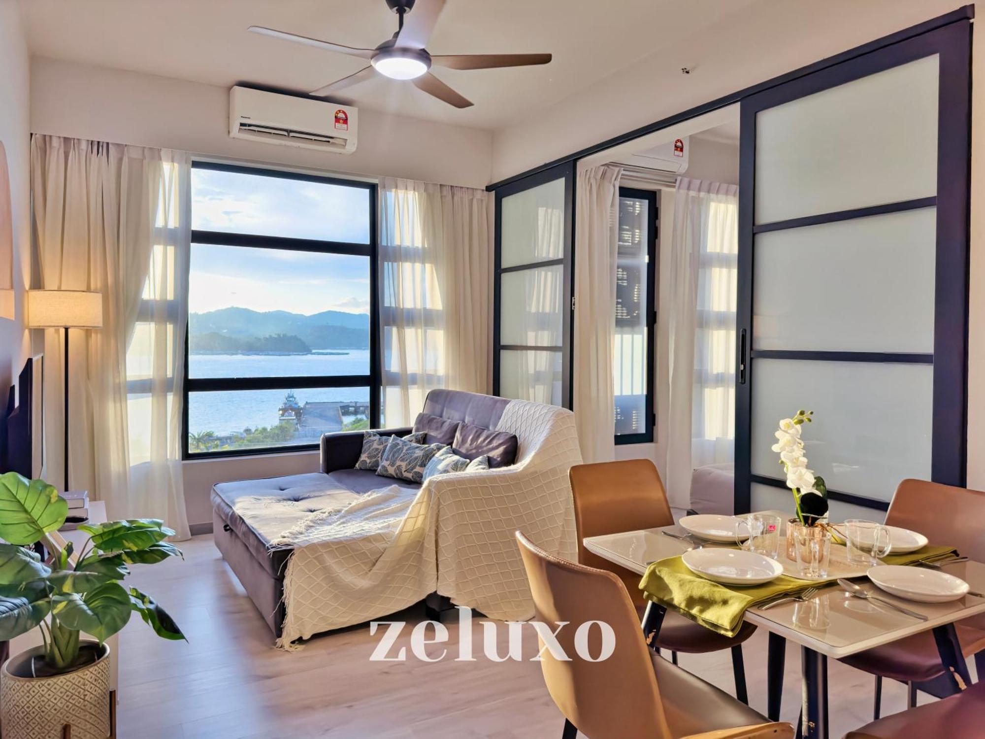 #5 Jesselton Quay City Pads Seaview By Zeluxo Kota Kinabalu Exterior photo
